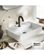 ΝΙΠΤΗΡΑΣ 55x40 (1 οπή) BIANCO CERAMICA WHITE