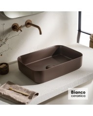 ΝΙΠΤΗΡΑΣ 50x36 BIANCO CERAMICA TAUPE MATT