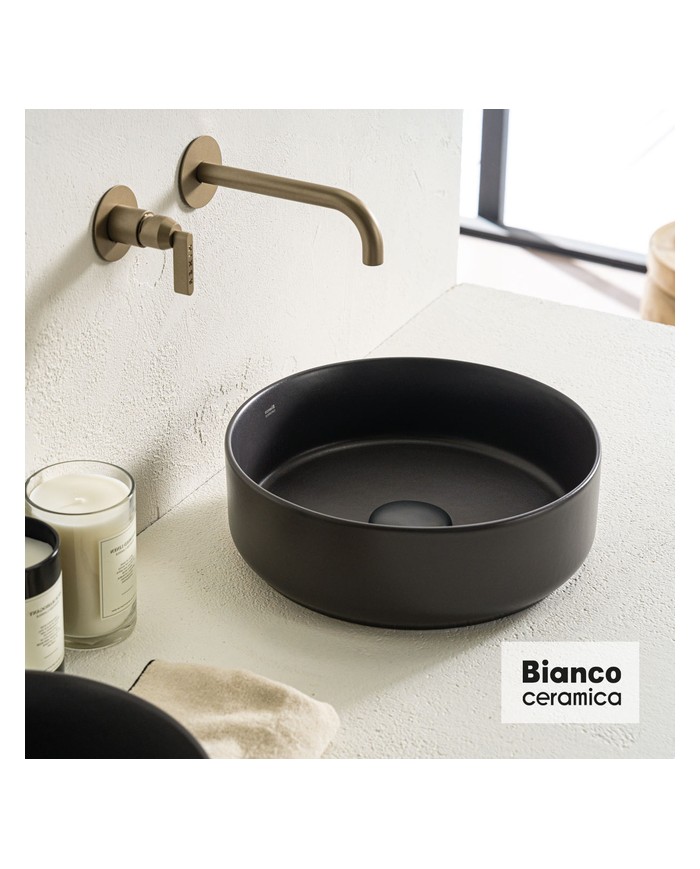 ΝΙΠΤΗΡΑΣ Φ36 BIANCO CERAMICA ANTHRACITE MATT