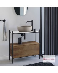 ΕΠΙΠΛΟ ΜΠΑΝ.DIVA 2703-NROP ΜΕ ΡΑΦΙ 2716 ME ΣΥΡΤΑΡΙ 2712-89 SCARABEO