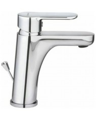 Modea Drop Basin Mixer Silver With Metal valve (00-08500)