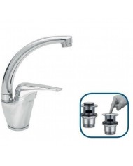 Μπαταρία Νιπτήρα Modea Elit Plus 180mm Ψηλή Χρωμέ (00-02006)