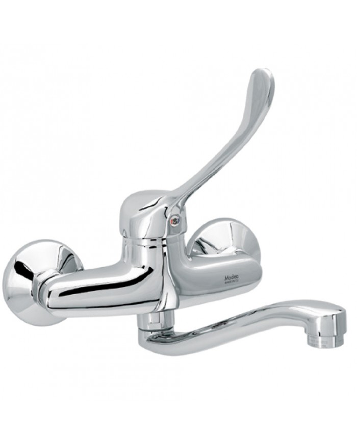 Modea Elit Chrome Wall Washbasin Faucet for Disabled (00-02019)