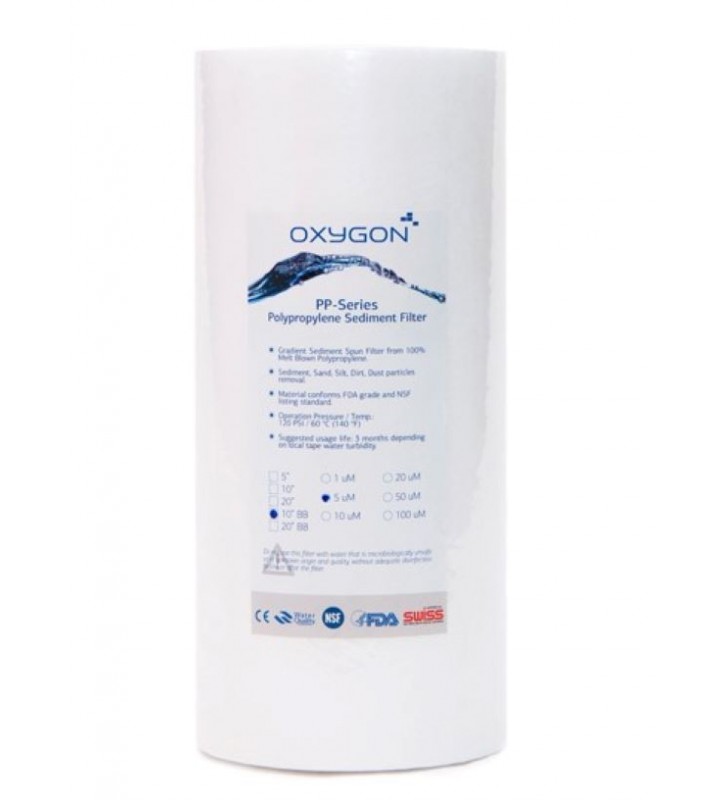 Replacement polypropylene filter Oxygon PP-Series 20 "x5" 5μm WPC-PN000051