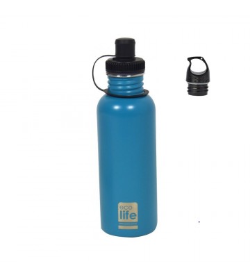 Stainless Steel Bottle Ecolife Bottles Aqua 600ml (matte) Standard (pacifier)