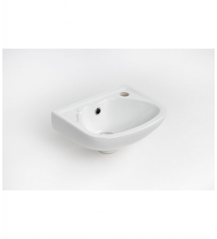 Bathroom Wash Milos Isvea Amco White 35X27,5cm