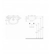 Bathroom Wash Milos Isvea Amco White 35X27,5cm