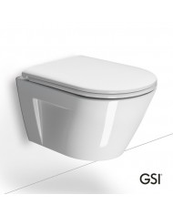 NORM/50 Swirlflush® White Glossy με κάλυμμα Soft Close, GSI