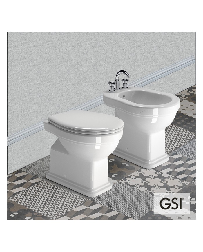 CLASSIC/54 White Glossy Υψηλής Πίεσης Κατωστόμια με κάλυμμα Soft Close, GSI