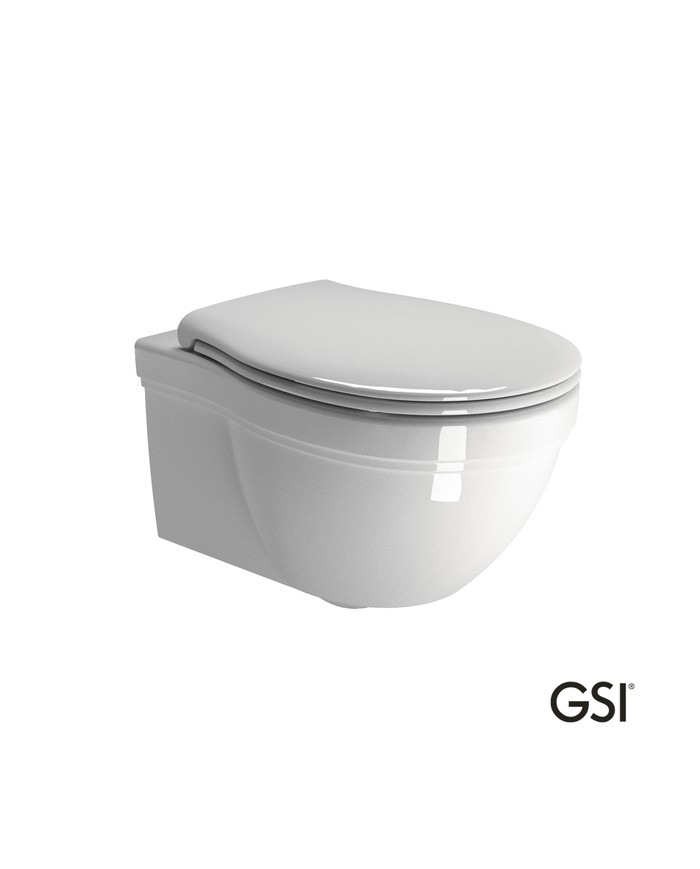 CLASSIC/55 White Glossy με κάλυμμα Soft Close, GSI