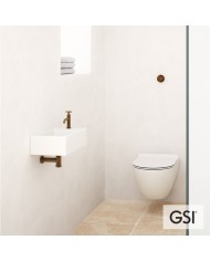 PURA/50 Swirlflush® White Matt με κάλυμμα Super Slim Soft Close, GSI