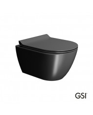 PURA/50 Swirlflush® Ardesia με κάλυμμα Super Slim Soft Close, GSI