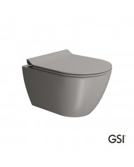 PURA/50 Swirlflush® Tortora με κάλυμμα Super Slim Soft Close, GSI