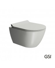 PURA/50 Swirlflush® Cenere με κάλυμμα Super Slim Soft Close, GSI