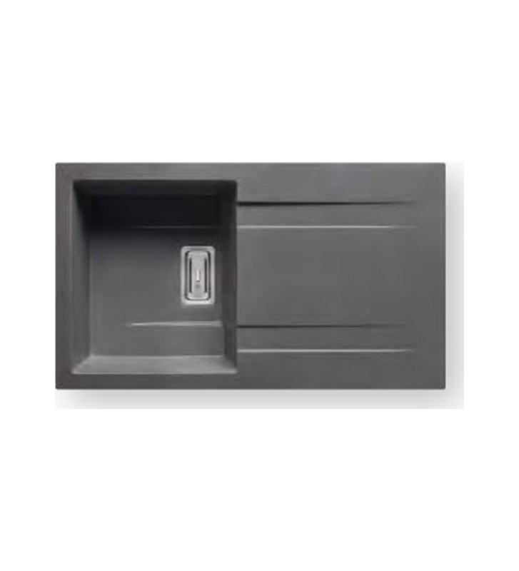 Sink Pyramis Pyragranite Kartesio 1B 1D 86x50cm