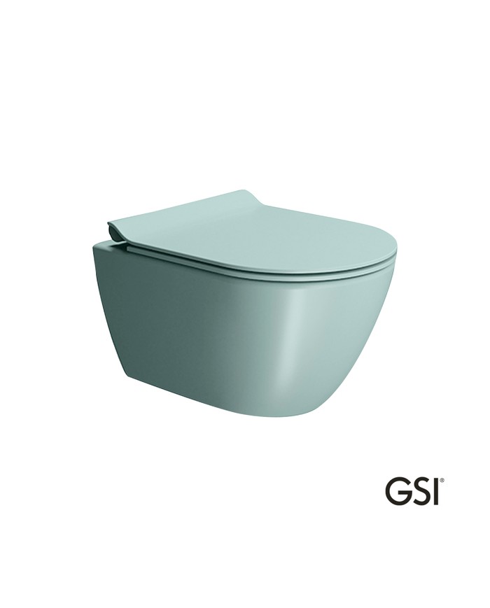 PURA/50 Swirlflush® Ghiaccio με κάλυμμα Super Slim Soft Close, GSI