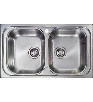 Sanitec Inox Sink Insert Smooth (Satin) 86 x 50 10544