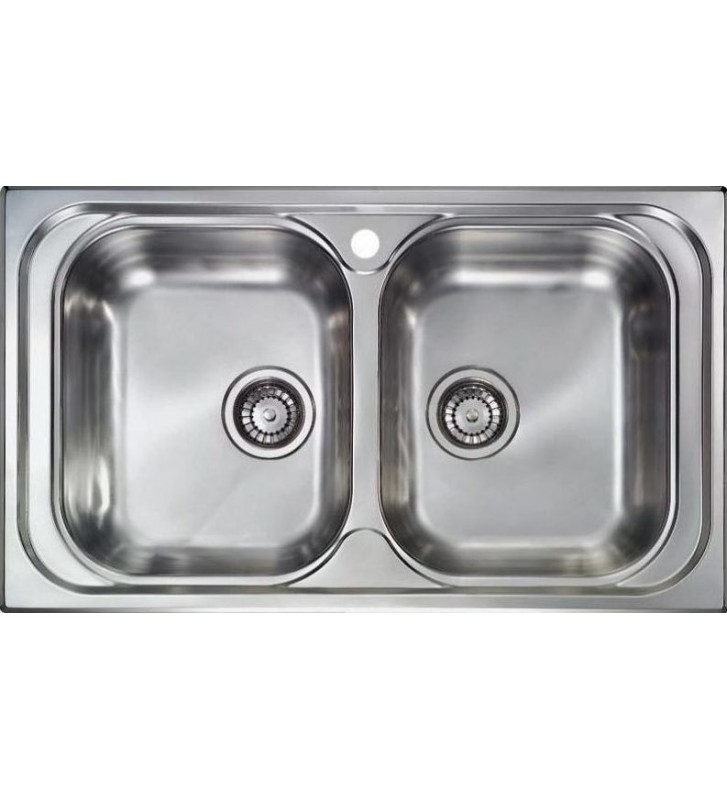 Sanitec Inox Sink Insert Smooth (Satin) 86 x 50 10544