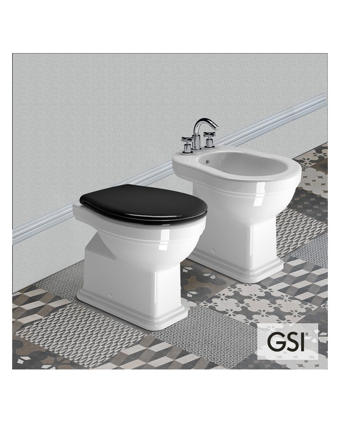 CLASSIC/54 White Glossy Υψηλής Πίεσης Κατωστόμια με κάλυμμα Soft Close Black, GSI