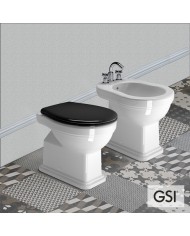 CLASSIC/54 White Glossy Υψηλής Πίεσης Κατωστόμια με κάλυμμα Soft Close Black, GSI