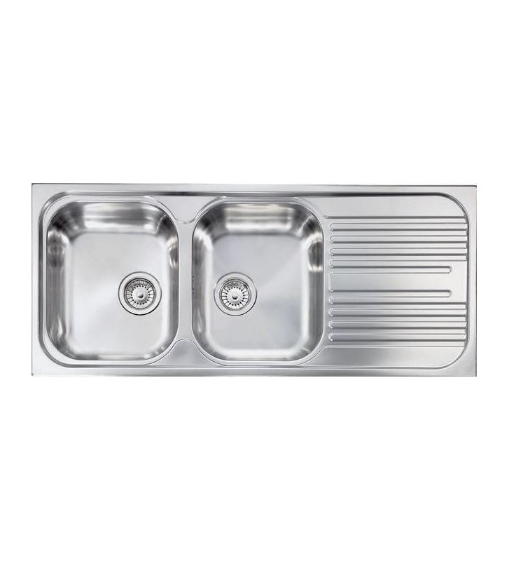 Sanitec Inox Sink Insert Smooth (Satin) 116 x 50 10647