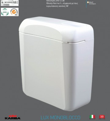 Plastic cistern Kariba Lux