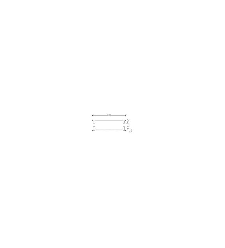 Chrome Towel Wall Mounted Premium Theme 71005