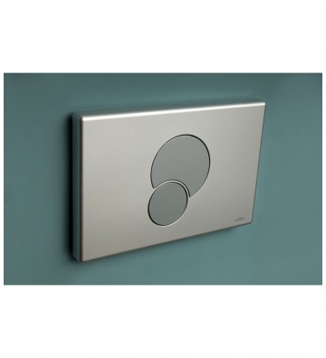 Kariba Fidia Duo Satin Handling Plate with Button 317204