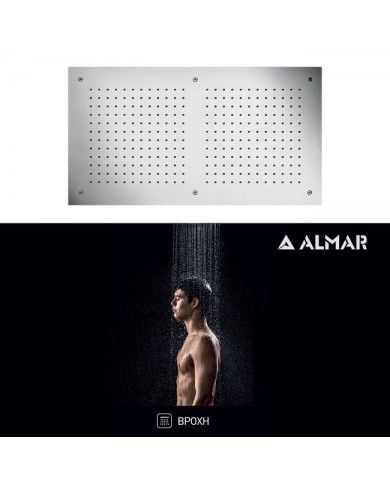 ΚΕΦΑΛΗ ΟΡΟΦ.TEMPTATION 70x38 ALMAR INOX CHROME