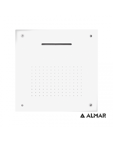 ΚΕΦ.ΟΡΟΦ.TEMPTATION 50x50 ALMAR INOX WHITE MATT