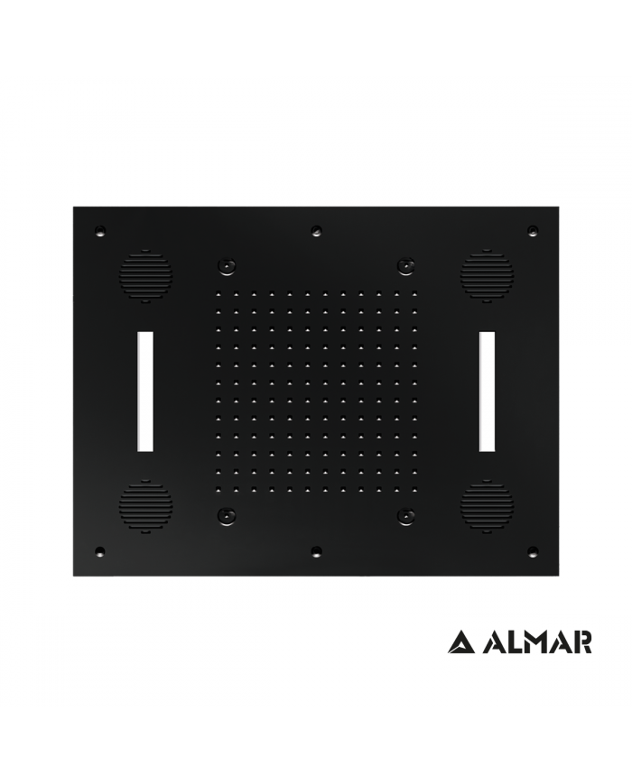 ΚΕΦΑΛΗ ΟΡΟΦ.TEMPTATION 63x48 ΗΧΟΣ-ΧΡΩΜΑΤ.ALMAR INOX BLACK MATT