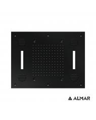 ΚΕΦΑΛΗ ΟΡΟΦ.TEMPTATION 63x48 ΗΧΟΣ-ΧΡΩΜΑΤ.ALMAR INOX BLACK MATT