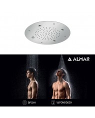 ΚΕΦΑΛΗ ΟΡΟΦ.TEMPTATION Φ38 ALMAR INOX CHROME