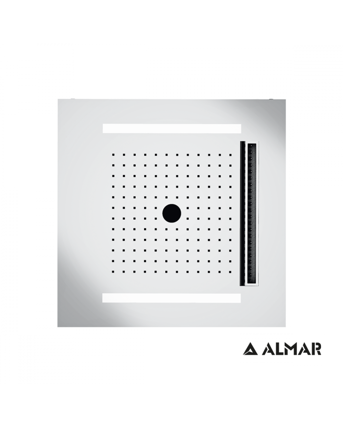 ΚΕΦΑΛΗ ΟΡΟΦ.TEMOTION ΧΡΩΜΑΤ/ΠΕΙΑ 50x50 ALMAR INOX CHROME