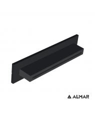 ΚΕΦΑΛΗ ΝΤΟΥΖ ΚΑΤΑΡΡΑΚΤΗΣ XL 34,6x8 ALMAR INOX BLACK MATT