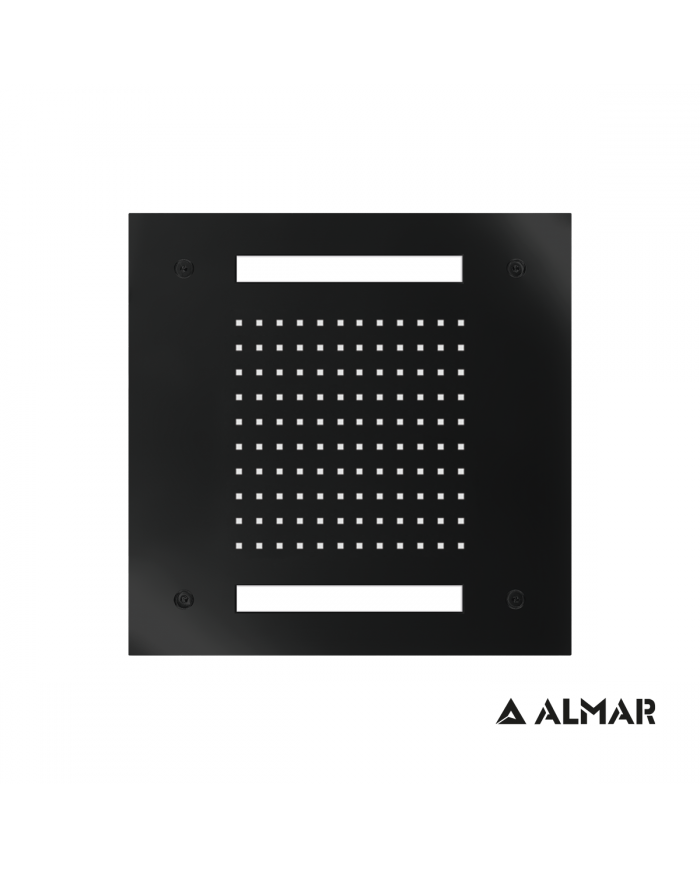 ΚΕΦΑΛΗ ΟΡΟΦ.TEMPTATION 30x30 ΧΡΩΜΑΤ/ΠΕΙΑ ALMAR INOX BLACK MATT