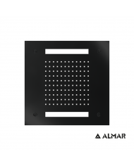 ΚΕΦΑΛΗ ΟΡΟΦ.TEMPTATION 30x30 ΧΡΩΜΑΤ/ΠΕΙΑ ALMAR INOX BLACK MATT