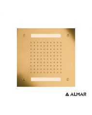 ΚΕΦΑΛΗ ΟΡΟΦ.TEMPTATION 30x30 ΧΡΩΜΑΤ/ΠΕΙΑ ALMAR INOX PVD BRUSHED GOLD