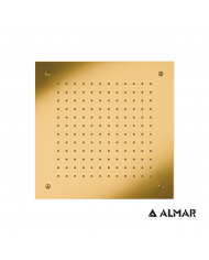 ΚΕΦΑΛΗ ΝΤΟΥΖ ΟΡΟΦΗΣ ENTOIX.TEMPTATION 38x38 INOX PVD BRUSHED GOLD