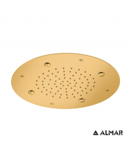 ΚΕΦΑΛΗ ΟΡΟΦ.TEMPTATION Φ38 ALMAR INOX PVD BRUSHED GOLD