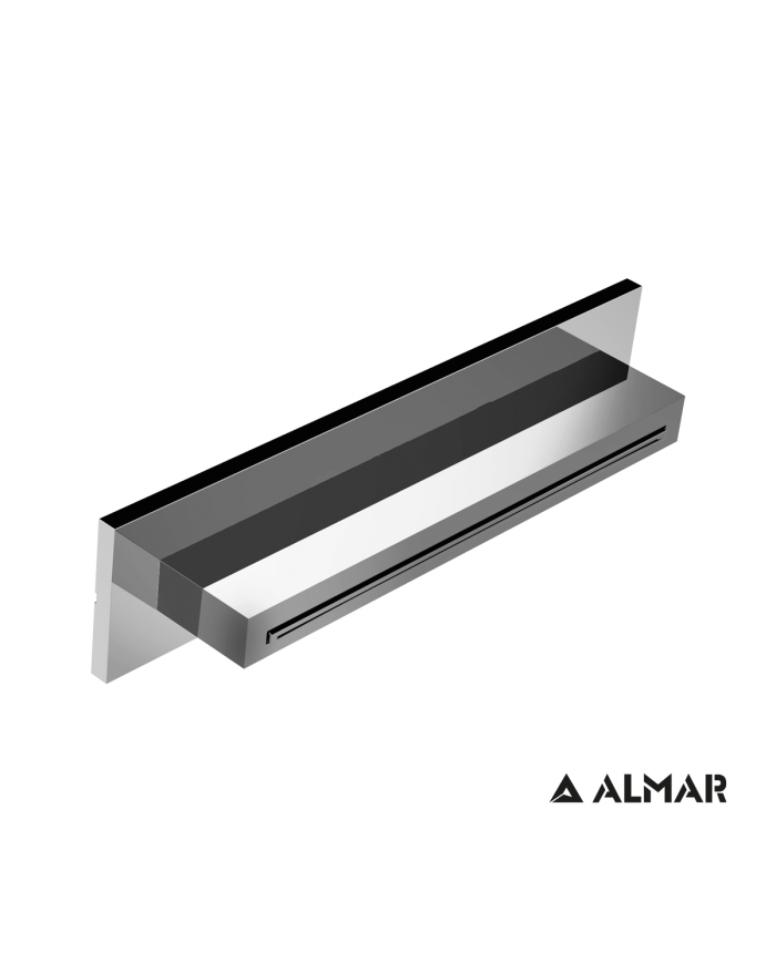 ΚΕΦΑΛΗ ΝΤΟΥΖ ΚΑΤΑΡΡΑΚΤΗΣ XL 34,6x8 ALMAR BRUSHED INOX
