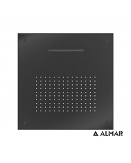 ΚΕΦ.ΟΡΟΦ.TEMPTATION 50x50 ALMAR INOX PVD BLACK BRUSHED