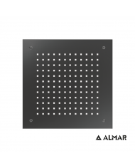 ΚΕΦΑΛΗ ΝΤΟΥΖ ΟΡΟΦΗΣ ENTOIX.TEMPTATION 38x38 INOX PVD BLACK BRUSHED