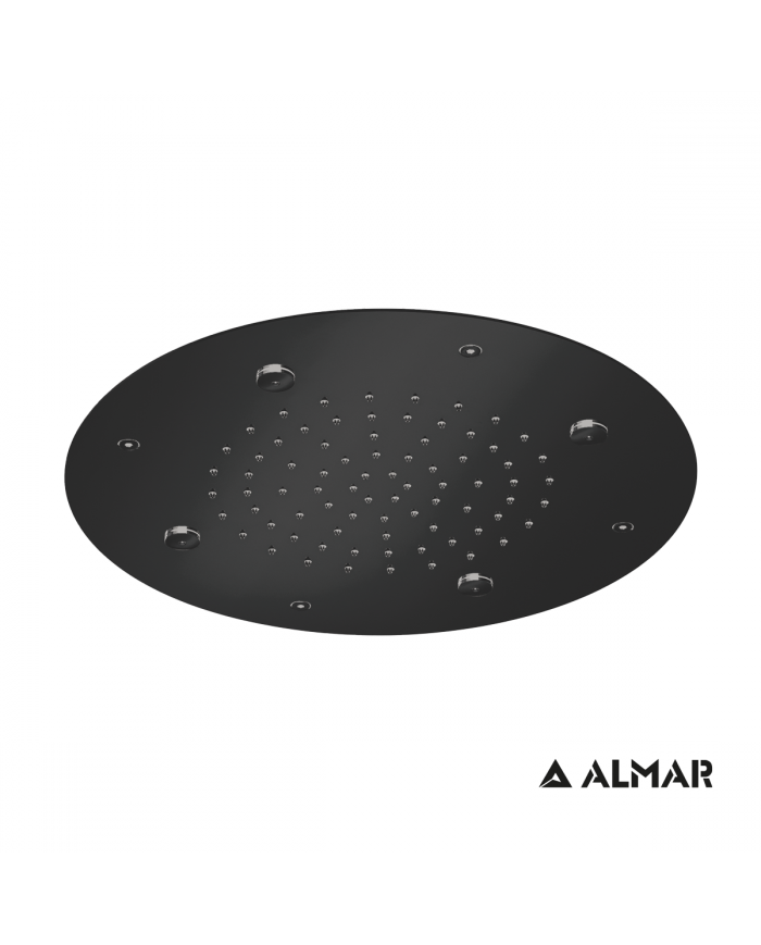 ΚΕΦΑΛΗ ΟΡΟΦ.TEMPTATION Φ38 ALMAR INOX PVD BLACK BRUSHED