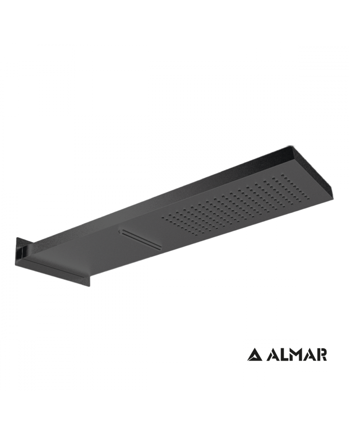 ΚΕΦ.ΝΤΟΥΖ ΚΑΤΑΡΡ.SMART 19,2x5,5 ALMAR AISI316 INOX PVD BLACK BRUSHED