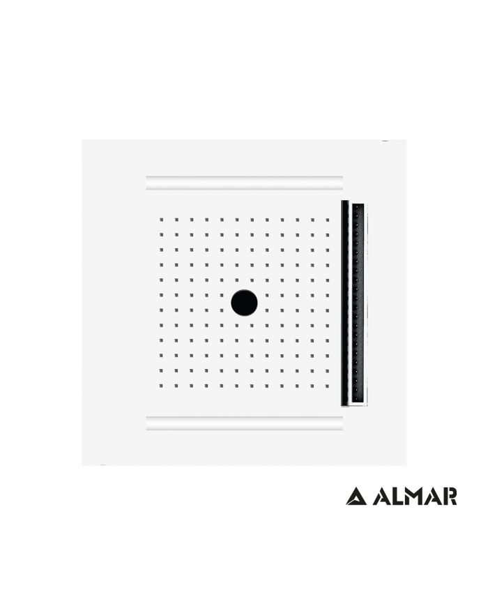 ΚΕΦΑΛΗ ΟΡΟΦ.TEMOTION ΧΡΩΜΑΤ/ΠΕΙΑ 50x50 ALMAR INOX WHITE MATT