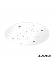 ΚΕΦΑΛΗ ΟΡΟΦ.TEMPTATION Φ38 ALMAR BRUSHED INOX WHITE MATT