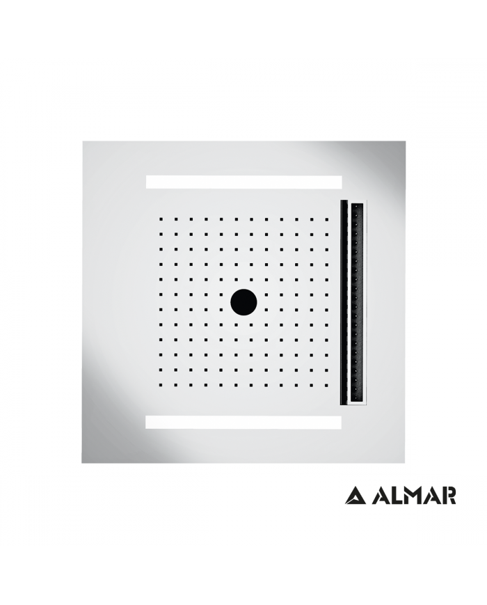 ΚΕΦΑΛΗ ΟΡΟΦ.TEMOTION ΧΡΩΜΑΤ/ΠΕΙΑ 50x50 ALMAR INOX