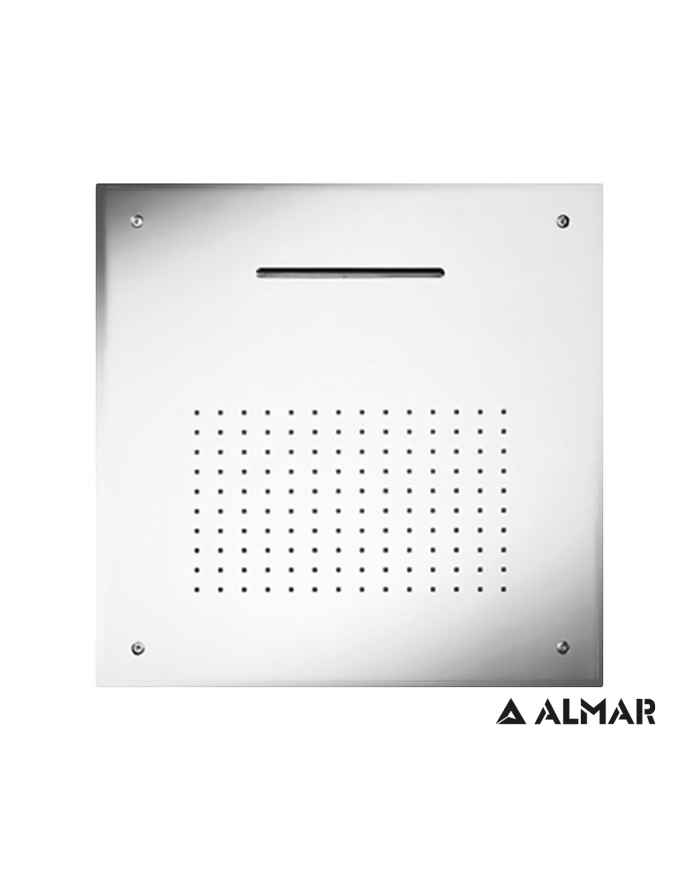 ΚΕΦ.ΟΡΟΦ.TEMPTATION 50x50 ALMAR BRUSHED INOX