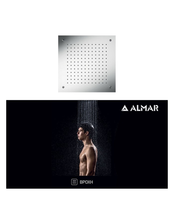 ΚΕΦΑΛΗ ΝΤΟΥΖ ΟΡΟΦΗΣ ENTOIX.TEMPTATION 38x38 INOX